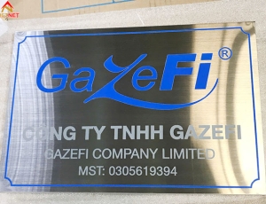Bảng inox ăn mòn chi tiết nhỏ cho văn phòng chuyên nghiệp