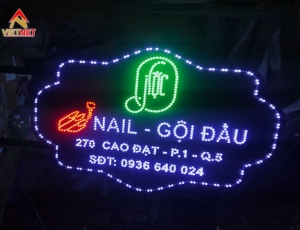 Quy trình gia công hộp đèn led điện tử cho cửa tiệm Mộc