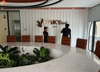 Chữ inox hồng phối nền gì cho đẹp, sang mà không bị sến?