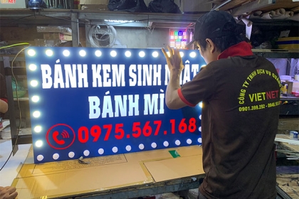 Xưởng sản xuất hộp đèn quảng cáo chất lượng, giá tận xưởng