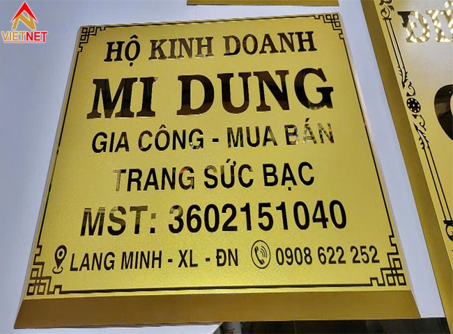 7 lý do bảng inox ăn mòn là lựa chọn tối ưu cho bảng hiệu của bạn