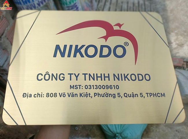 Bảng inox ăn mòn NIKODO