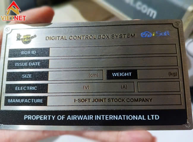 Bảng inox in uv – đầu tư nhỏ, hiệu quả lớn cho thương hiệu của bạn
