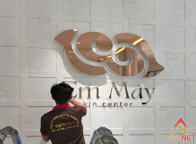 BẢNG HIỆU CHỮ INOX HỒNG