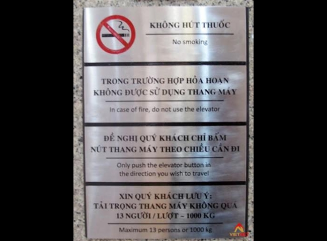 Chuyên nhận làm bảng chỉ dẫn inox ăn mòn chất lượng, đa dạng